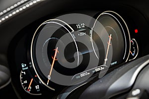 Digital dashboard bmw 7 series car