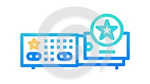Digital Dashboard Control Panel, Data Interface Icon, vector design Generative AI