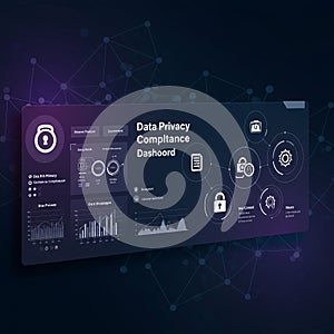 Digital dashboard interface displaying 