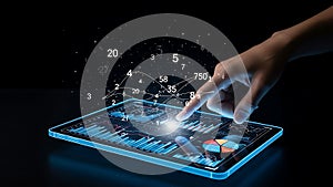 Digital Data Analysis and Business Intelligence on Tablet