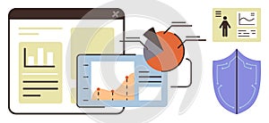 Digital Data Analysis with Charts, Reports, and Secure Information Protection