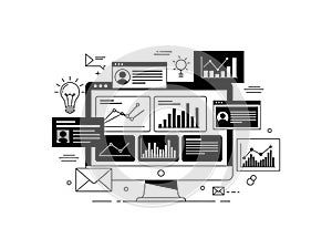 Digital data analytics interface
