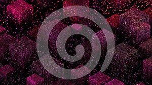 Digital data cubes forming abstract network structure