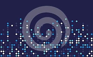 Digital data dots pattern pixel background