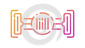 Digital Data Flow Communication Lines, vector design Generative AI