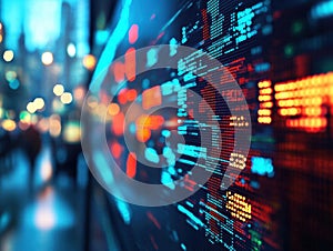 Digital Data Flow, A Visual Representation of Information in the Modern City