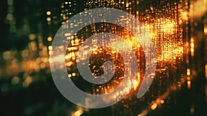 Digital data flowing abstract network technology background