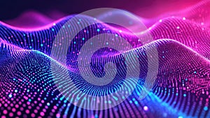 Digital data flowing abstract network technology background