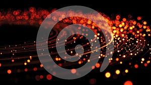 Digital data flowing stream abstract technology background