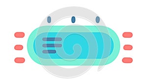 Digital Data Graph: Analytics, Information Progress. vector design Generative AI