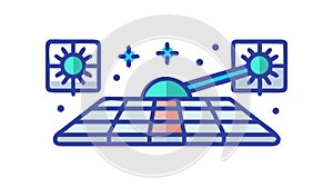 Digital Data Grid Network Interface, vector design Generative AI