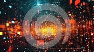 Digital data network connecting big information streams