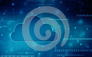 Digital Data Network Connection Background, internet data storage, Data CloudCloud Computing Concept Background,