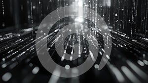 Digital data network lines flowing abstract background