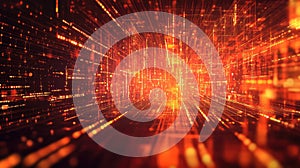 Digital data network transferring information in a vibrant cyberspace