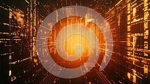 Digital data network transferring processing information technology