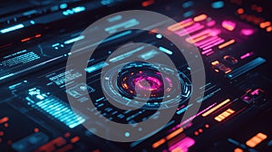 Digital data processing with abstract interface technology network