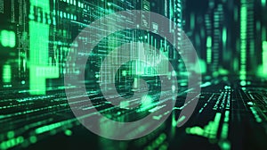 Digital data processing and analysis network displaying information