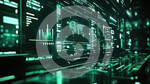 Digital data processing on global network interface system