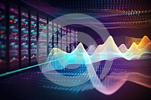 Digital data processing over computer servers, created using generative ai technology