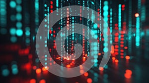 Digital Data Stream Abstract Background