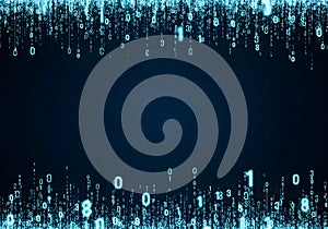 Digital Data Stream Background