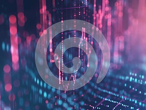 Digital Data Stream in Cyberspace