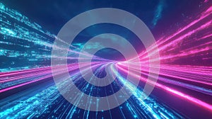 Digital data stream flowing in high speed network