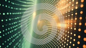 Digital data stream flowing network connection background