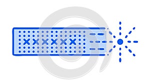 Digital Data Stream for Information Flow and Cyber Networks, vector design Generative AI
