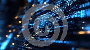 Digital data stream transferring information, technology background