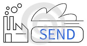Digital Data Transfer Concept with Factory Emissions and Cloud Technology