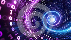 Digital Data Tunnel: Abstract Technology Background