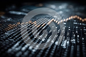 Digital Data Visualization with Abstract Binary Code and Graph Generative AI