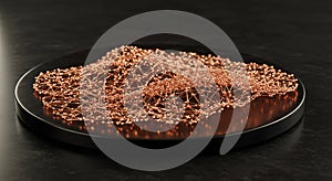 Digital data visualization of connected nodes