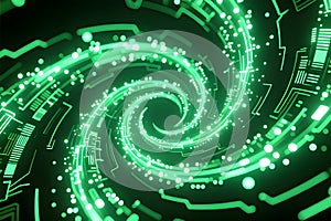 Digital Data Vortex and Intelligent Network Energy