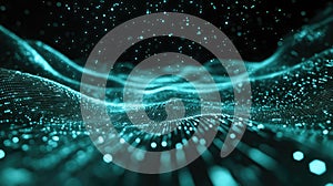 Digital data waving surface forming technological network