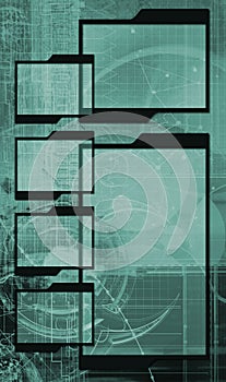 Digital design background