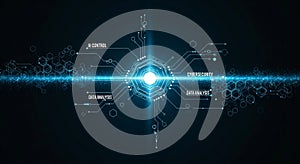 artificial intelligence and cybersecurity big data concept