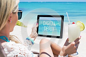 Digital Detox Concept