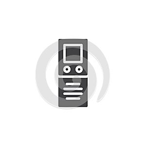 Digital Dictaphone vector icon