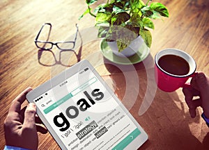 Digital Dictionary Goals Strategy Vision Concept