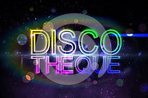 Digital discotheque text