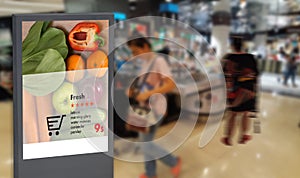 digital display Intelligent Digital moniter Interactive artificial intelligence digital advertisement Signage photo