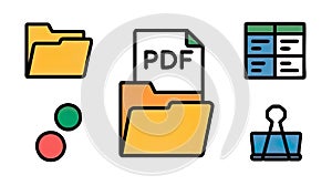 Digital Document Management & File Icons