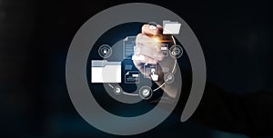 Digital Document Management and Secure File Access Latch
