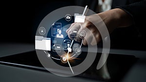 Digital Document Management and Secure File Access Latch