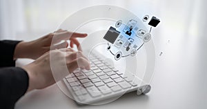 Digital Document Management and Secure File Access Latch