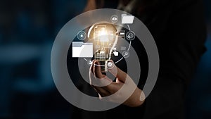 Digital Document Management and Secure File Access Latch