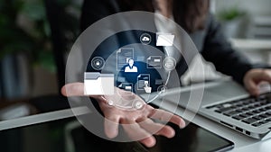Digital Document Management and Secure File Access Latch